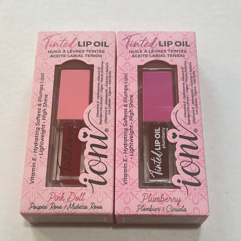 Tinted Lip Oil Set - Pink Doll & Plumberry